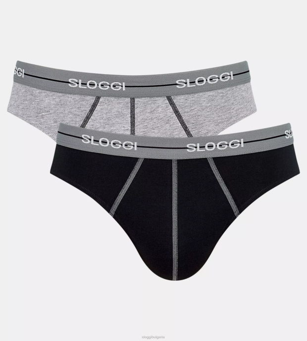 sloggi_d0b1d0b5d0bbd18cd0be_p4xt814_d0bcd18ad0b6d0b5_d0b7d0b0d0bfd0bed187d0bdd0b5d182d0b5_d0bcd0b8d0bdd0b8_d181d0bbd0b8d0bfd0b.png sloggi бельо P4XT814 мъже започнете мини слипове сива комбинация - Image 1