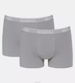 sloggi бельо P4XT913 мъже отидете abc шорти каменно сиво