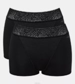 sloggi гащи | P4XT148 Жени период панталони период къси панталони черен
