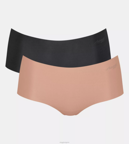 sloggi гащи | P4XT692 Жени нула микрофибър 2.0 къси гащета кафяво - тъмна комбинация