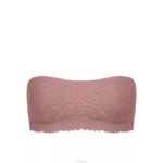 sloggi сутиени | P4XT429 Жени zero feel lace bandeau сутиен какао