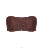 sloggi сутиени | P4XT676 Жени zero feel lace bandeau сутиен абаносово кафяво