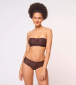 sloggi сутиени | P4XT676 Жени zero feel lace bandeau сутиен абаносово кафяво - Image 4
